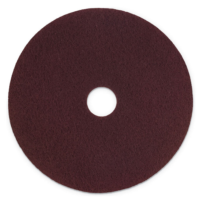 3M/COMMERCIAL TAPE DIV. Scotch-Brite™ SPPP20 Surface Preparation Pad Plus, 20" Diameter, Maroon, 5/Carton