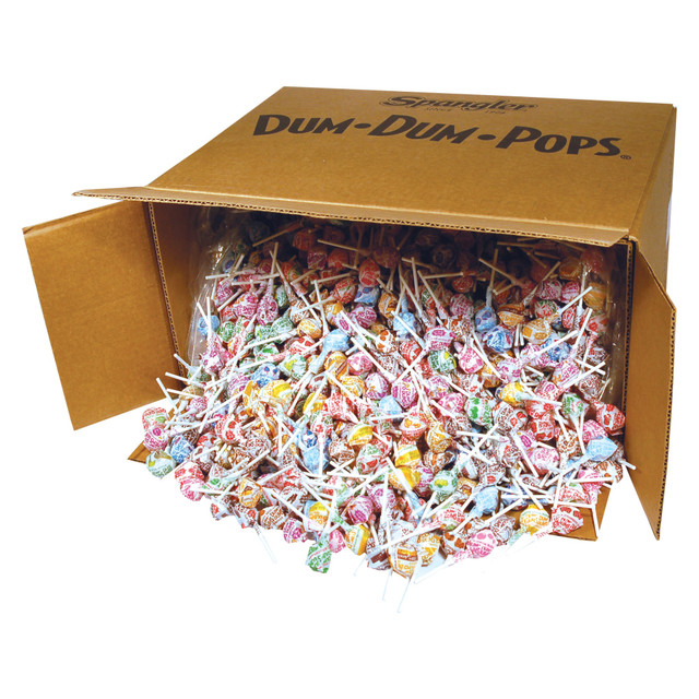 SPANGLER CANDY COMPANY 20534 Assorted Lollipops, Dum Dums, Carton Of 2,340 Lollipops