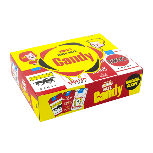 WORLD CONFECTIONS, INC. 209-00100 World Confections Candy Cigarettes, Pack Of 24 WORLD CONFECTIONS, INC. 209-00100 World Confections Candy Cigarettes, Pack Of 24