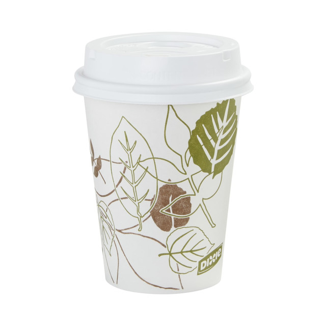 DIXIE FOODS 2338WS Dixie Paper Hot Cups, 8 Oz., Pathways Design, Box Of 25 DIXIE FOODS 2338WS Dixie Paper Hot Cups, 8 Oz., Pathways Design, Box Of 25