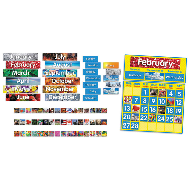 SCHOLASTIC INC 9780545118217 Scholastic Photo Calendar Bulletin Board, 24 1/2inL SCHOLASTIC INC 9780545118217 Scholastic Photo Calendar Bulletin Board, 24 1/2inL