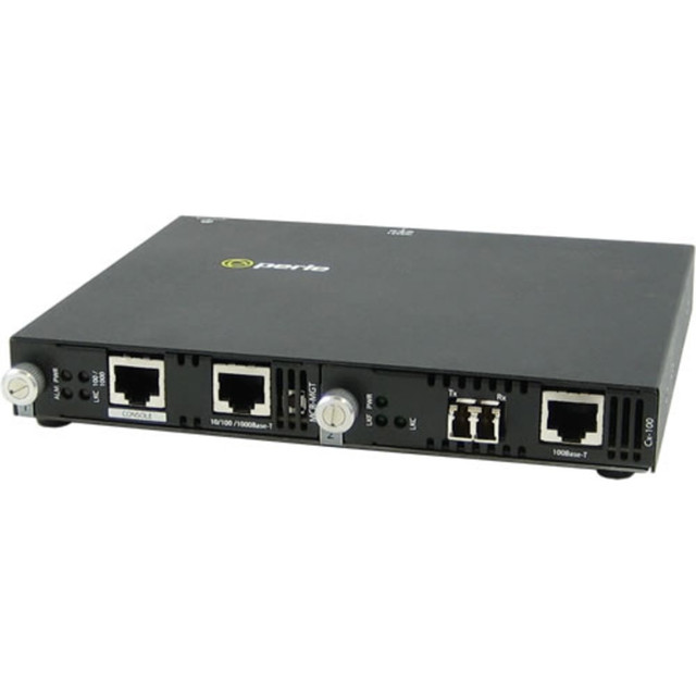 PERLE SYSTEMS Perle 05070444  SMI-100-S2LC120 - Fast Ethernet Standalone IP Managed Media Converter - 1 x Network