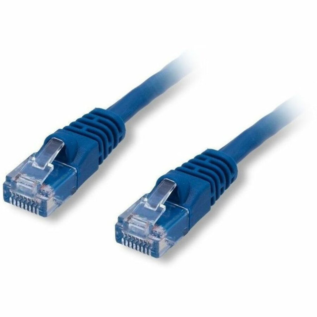 VCOM INTERNATIONAL MULTI MEDIA CAT6-7BLU Comprehensive HR Pro - Patch cable - RJ-45 (M) to RJ-45 (M) - 7 ft - UTP - CAT 6 - molded, snagless, stranded - blue