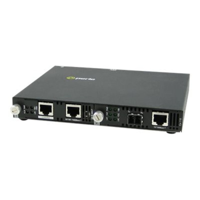 PERLE SYSTEMS Perle 05071044  SMI-110-S2LC120 - Fiber media converter - 100Mb LAN - 10Base-T, 100Base-TX, 100Base-ZX - RJ-45 / LC single-mode - up to 74.6 miles - 1550 nm