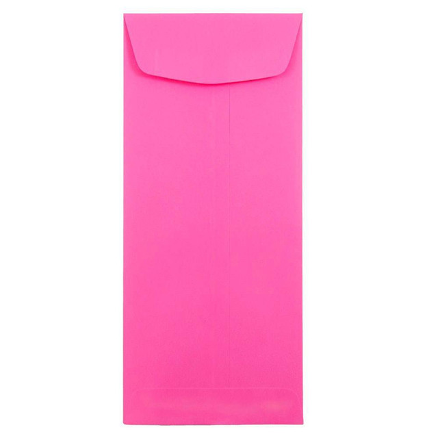 JAM PAPER AND ENVELOPE JAM Paper 3156391  Policy Envelopes, #11, Gummed Seal, Ultra Fuchsia Pink, Pack Of 25