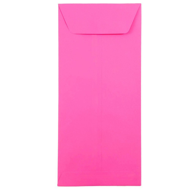 JAM PAPER AND ENVELOPE JAM Paper 3156396  Policy Envelopes, #12, Gummed Seal, Ultra Fuchsia Pink, Pack Of 25