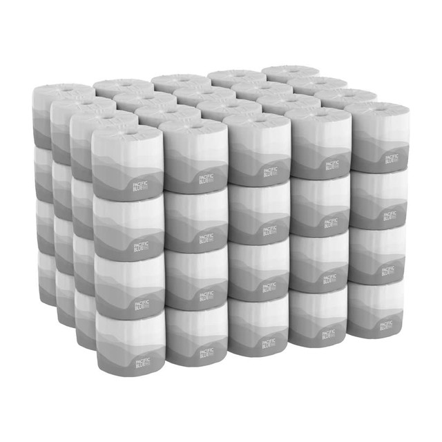 GEORGIA-PACIFIC CORPORATION 19880/01 Pacific Blue by GP PRO, 2 Ply, Standard Roll Embossed Toilet Paper, 4.05x4, 100% Recycled, White, 550 Sheets, 80 Rolls per Case GEORGIA-PACIFIC CORPORATION 19880/01 Pacific Blue by GP PRO, 2 Ply, Standard Roll Embossed Toilet Paper, 4.05x4, 100% Recycled, White, 550 Sheets, 80 Rolls per Case