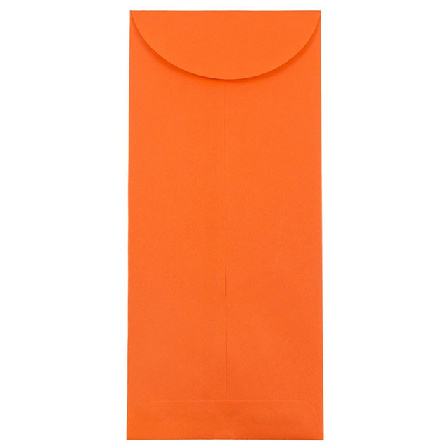 JAM PAPER AND ENVELOPE JAM Paper 3156405  #14 Policy Business Colored Envelopes, 5 x 11 1/2, Orange Recycled, 25/Pack