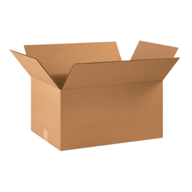 B O X MANAGEMENT, INC. Partners Brand 221410  Corrugated Boxes 22in x 14in x 10in, Bundle of 20