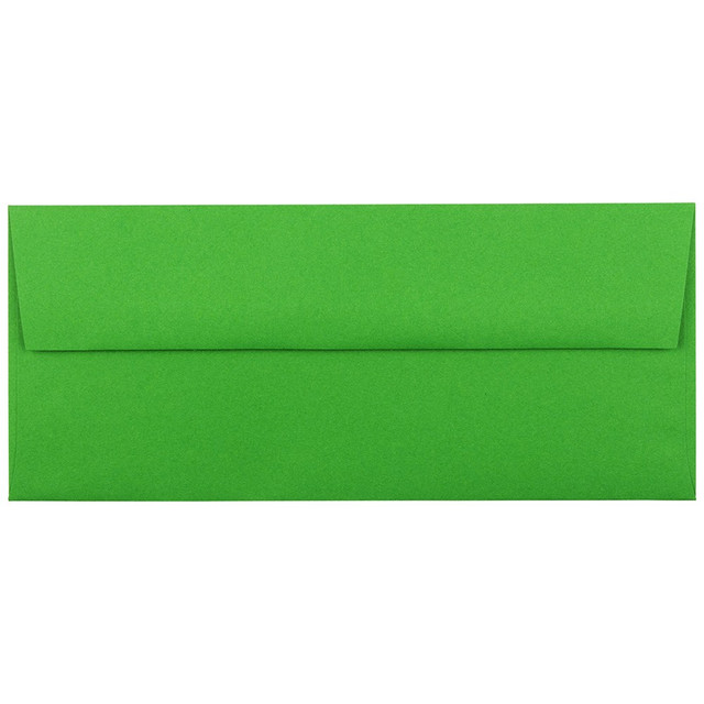 JAM PAPER AND ENVELOPE 15862 JAM PAPER #10 Business Colored Envelopes, 4 1/8in x 9 1/2in, Green, 25/Pack