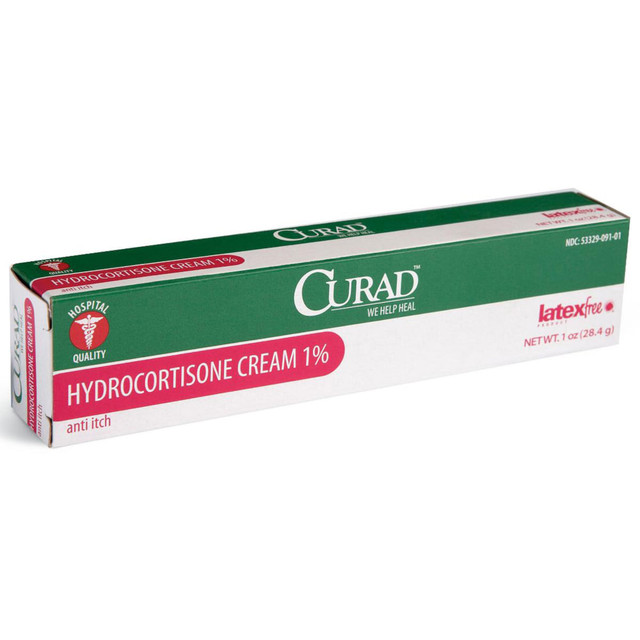 MEDLINE INDUSTRIES, INC. CUR015431 CURAD Hydrocortisone Cream, 1 Oz Tubes, Pack Of 12 MEDLINE INDUSTRIES, INC. CUR015431 CURAD Hydrocortisone Cream, 1 Oz Tubes, Pack Of 12