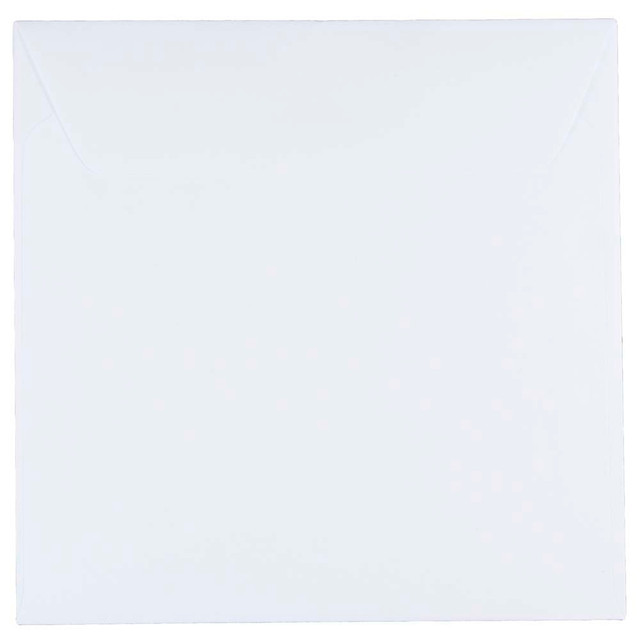 JAM PAPER AND ENVELOPE 28210 JAM Paper Square Invitation Envelopes, 7 1/2in x 7 1/2in, Gummed Seal, White, Pack Of 25