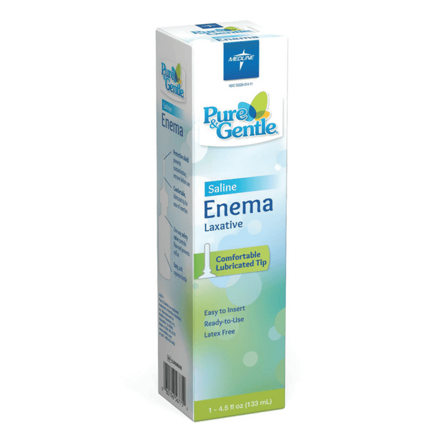 MEDLINE INDUSTRIES, INC. CUR095005 Pure & Gentle Saline Laxative, 4.5-Oz Bottle