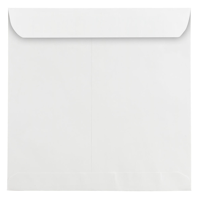 JAM PAPER AND ENVELOPE 3992320 JAM Paper Square Invitation Envelopes, 10 1/2in x 10 1/2in, Gummed Seal, White, Pack Of 25