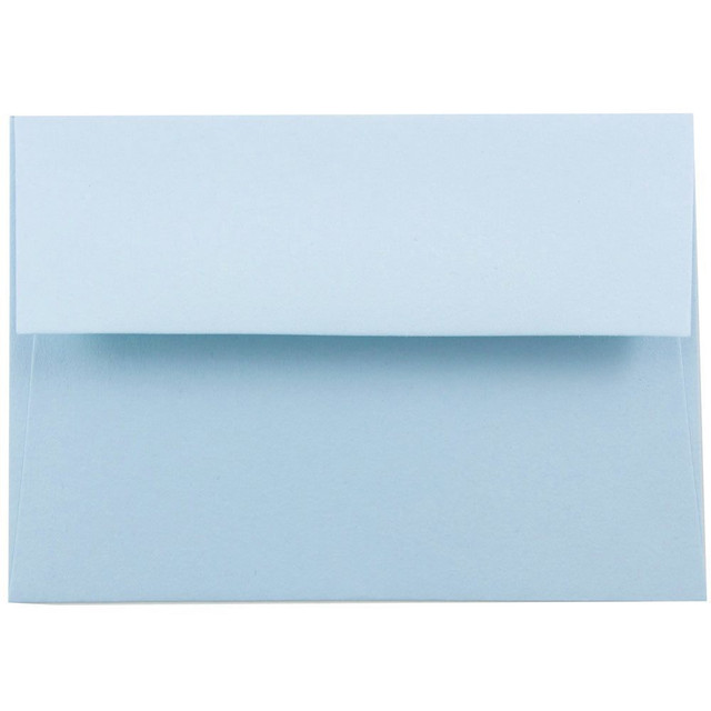 JAM PAPER AND ENVELOPE 155626 JAM Paper Booklet Invitation Envelopes, A6, Gummed Seal, Light Baby Blue, Pack Of 25 JAM PAPER AND ENVELOPE 155626 JAM Paper Booklet Invitation Envelopes, A6, Gummed Seal, Light Baby Blue, Pack Of 25