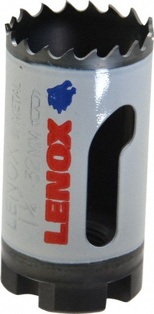 Lenox 3002020L Hole Saw: 1-1/4" Saw Dia, 1-1/2" Cut Depth