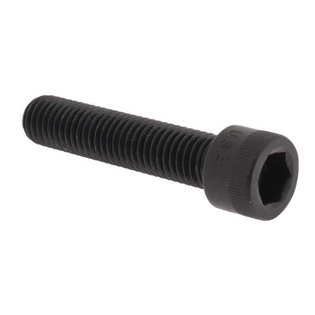 MSC .12C55KCS Socket Cap Screw: M12 x 1.75, 55 mm Length Under Head, Socket Cap Head, Hex Socket Drive, Alloy Steel, Black Oxide Finish