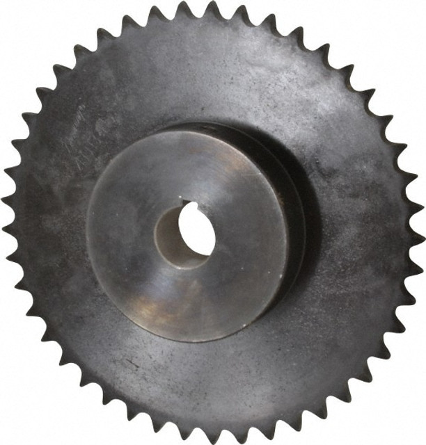 Browning 1134600 Finished Bore Sprocket: 45 Teeth, 1/2" Pitch, 1" Bore Dia, 3.5" Hub Dia