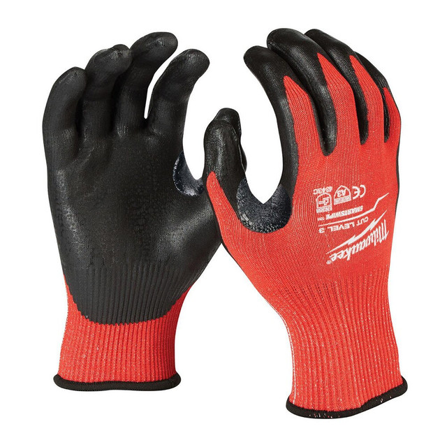 Milwaukee Tool 48-22-8932VR Cut & Puncture Resistant Gloves; Glove Type: Cut & Puncture-Resistant ; Coating Coverage: Palm & Fingertips ; Coating Material: Nitrile ; Primary Material: HPPE Blend; Nylon ; Gender: Unisex ; Men's Size: Large