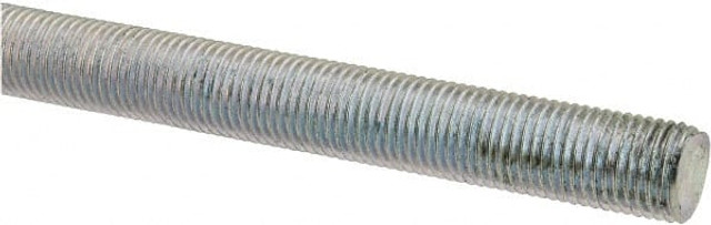 MSC 2353 Threaded Rod: 3/8-24, 3' Long, Low Carbon Steel