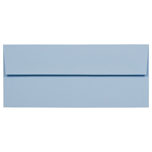 JAM PAPER AND ENVELOPE 2155778 JAM PAPER #10 Business Premium Envelopes, 4 1/8in x 9 1/2in, Pastel Baby Blue, Pack Of 25 JAM PAPER AND ENVELOPE 2155778 JAM PAPER #10 Business Premium Envelopes, 4 1/8in x 9 1/2in, Pastel Baby Blue, Pack Of 25