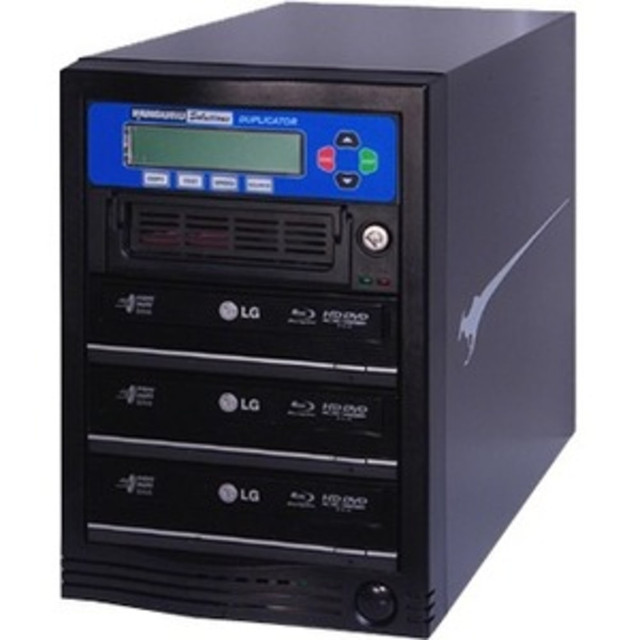 KANGURU BR-DUPE-S3 Blu-Ray Duplicator 3 Target - Disk duplicator - BD-RE x 3 - max drives: 3 - USB - external - TAA Compliant KANGURU BR-DUPE-S3 Blu-Ray Duplicator 3 Target - Disk duplicator - BD-RE x 3 - max drives: 3 - USB - external - TAA Compliant