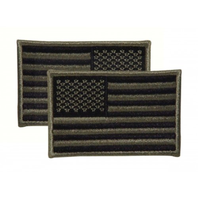 Voodoo Tactical 20-9087076000 Embroidered USA Military Flag Patches