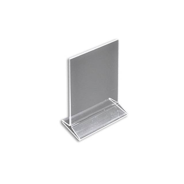 AZAR DISPLAYS 142711  Top-Load Acrylic Sign Holders, 8 1/2in x 5 1/2in, Clear, Pack Of 10