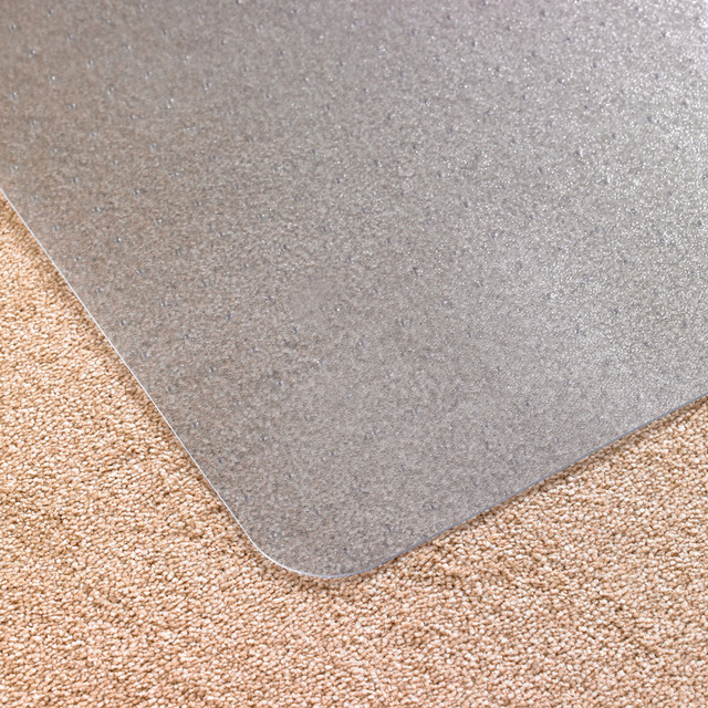 Floortex PF1115225EV Advantagemat&reg; Phthalate Free Vinyl Rectangular Chair Mat for Carpets up to 1/4" - 48" x 60"