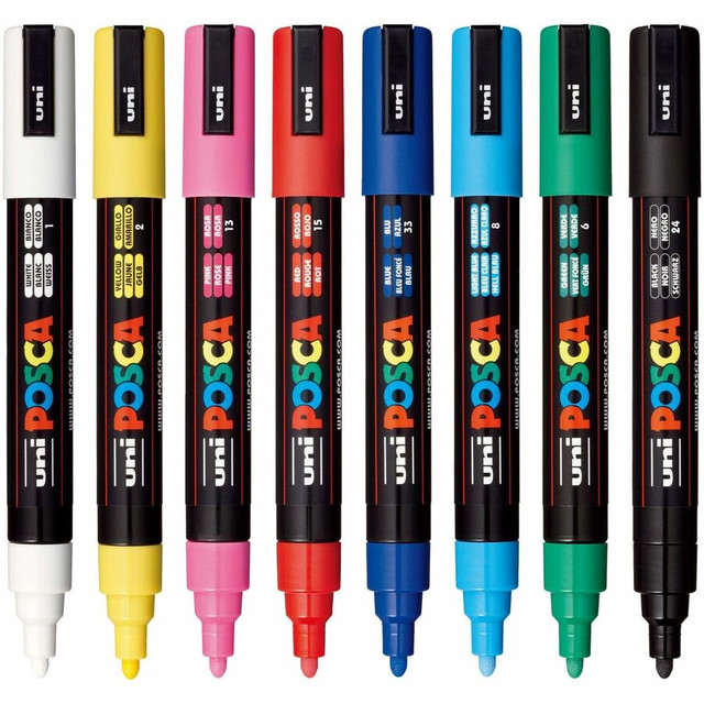 uni-ball Corporation uniball? PC5M8C uni&reg; Posca PC-5M Paint Markers