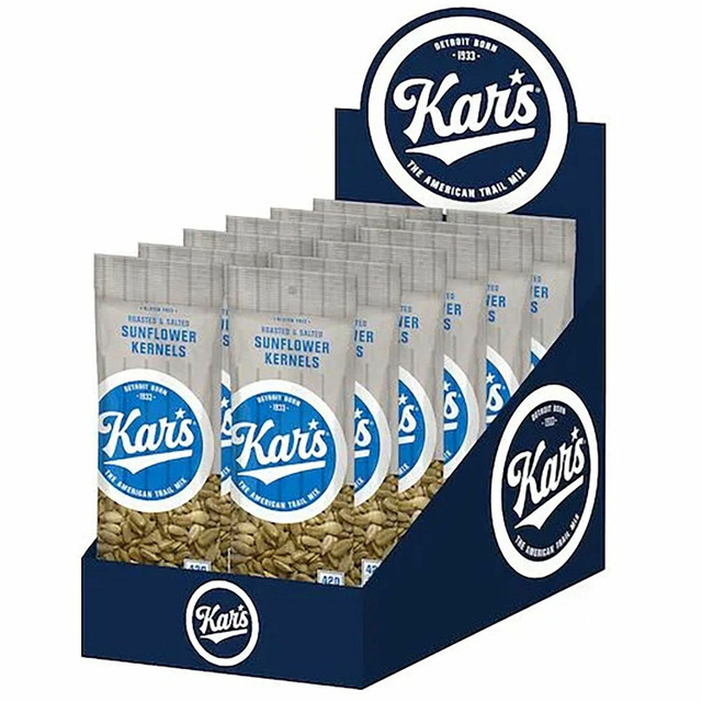 Kar's Nuts Kar's SN08235 Kar's Roasted & Salted Sunflower Kernels Kar's Nuts Kar's SN08235 Kar's Roasted & Salted Sunflower Kernels