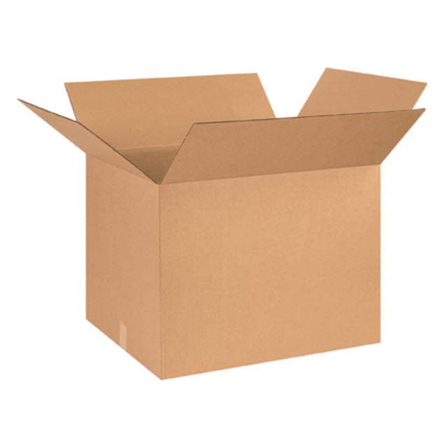 B O X MANAGEMENT, INC. Partners Brand 262020  Corrugated Boxes 26in x 20in x 20in, Kraft, Bundle of 10