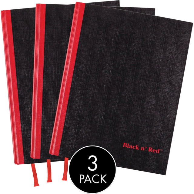 HAMELIN Black n' Red 400123487 Black n' Red Casebound Hardcover Notebook 3-pack HAMELIN Black n' Red 400123487 Black n' Red Casebound Hardcover Notebook 3-pack
