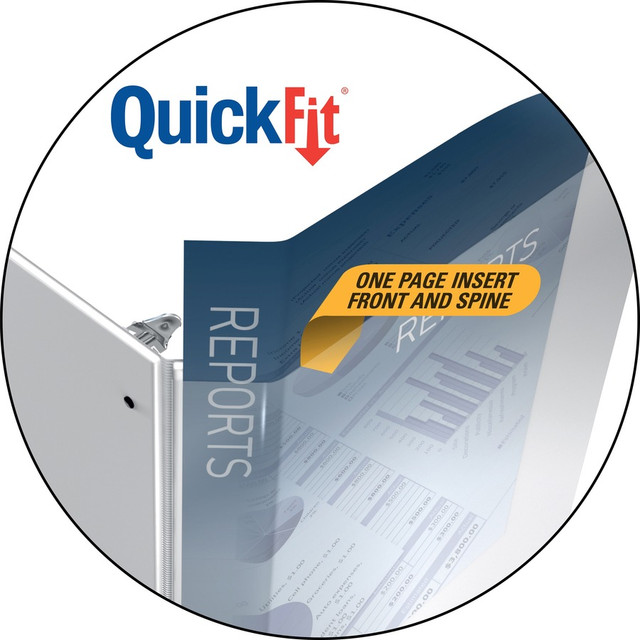 Stride, Inc QuickFit 871200 QuickFit Round Ring Unique Binder Stride, Inc QuickFit 871200 QuickFit Round Ring Unique Binder