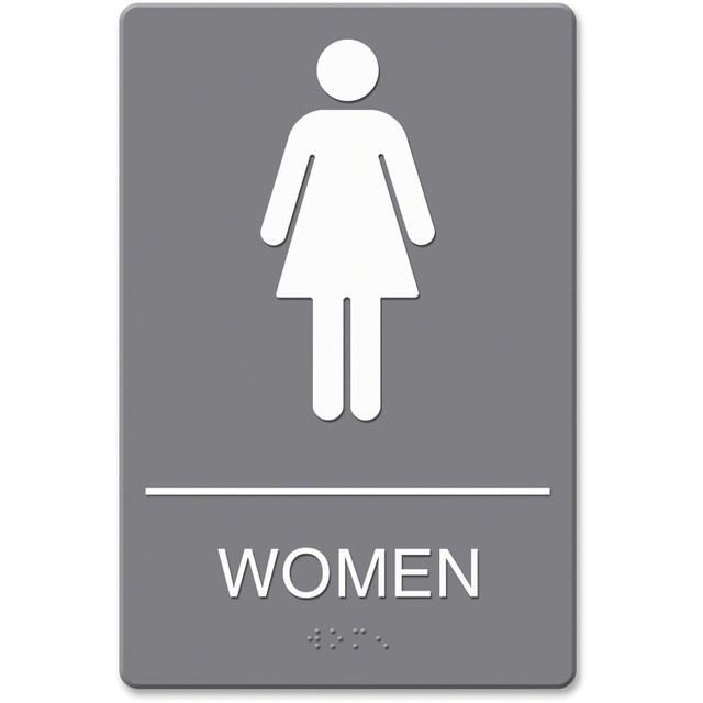 Identity Group Headline Signs 4816 Headline Signs ADA WOMEN Restroom Sign