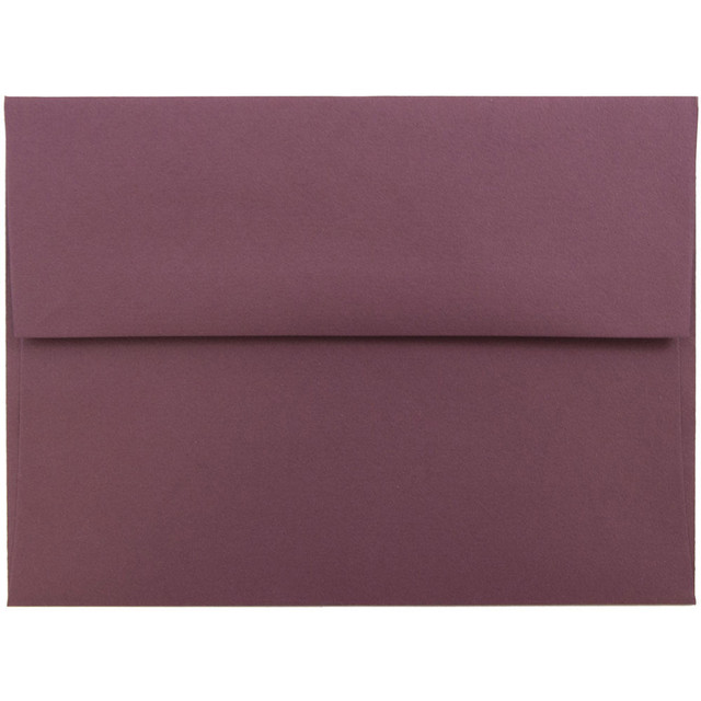 JAM PAPER AND ENVELOPE 36395843 JAM Paper Booklet Invitation Envelopes, A6, Gummed Seal, Burgundy, Pack Of 25