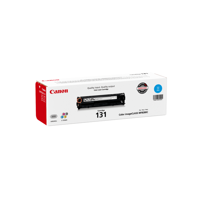 CANON USA, INC. 6271B001AA Canon 131 Cyan Toner Cartridge, 6271B001