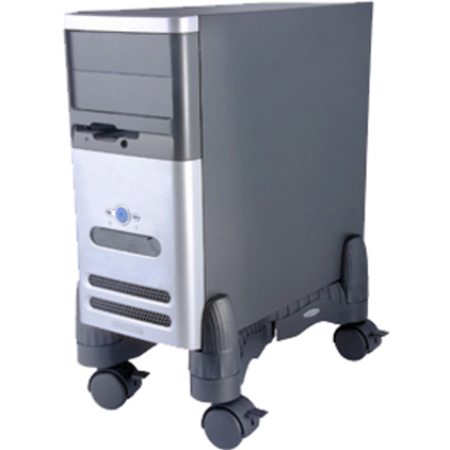 Kantek, Inc Kantek CS200B Kantek Mobile CPU Stand Slim Sleek Design Adjustable for Range of CPUs