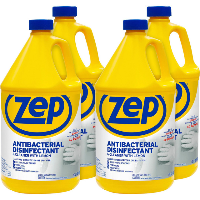 Zep, Inc. Zep ZUBAC128CT Zep Antibacterial Disinfectant and Cleaner Zep, Inc. Zep ZUBAC128CT Zep Antibacterial Disinfectant and Cleaner