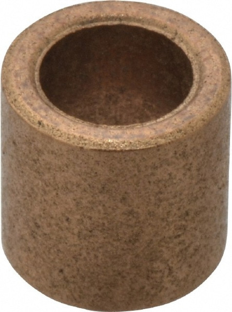 Boston Gear 34546 Sleeve Bearing: 1/4" ID, 3/8" OD, 3/8" OAL, Oil Impregnated Bronze