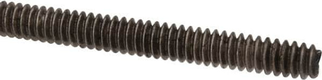 MSC 13601 Threaded Rod: #10-24, 6' Long, Stainless Steel, Grade 304 (18-8)