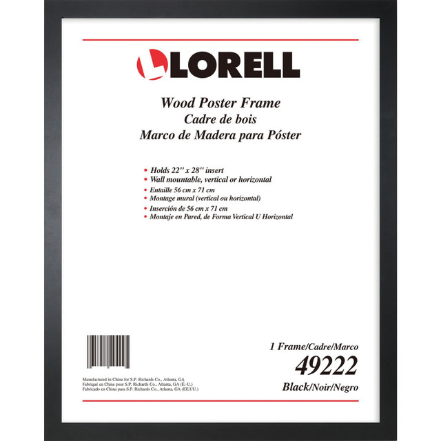 Lorell 49222 Lorell Solid Wood Poster Frame Lorell 49222 Lorell Solid Wood Poster Frame