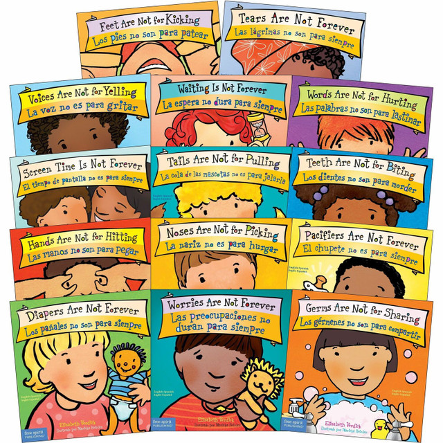 Shell Education 685193 Shell Education Best Behavior Series (Bilingual Board books) 14-Book Set Printed Book