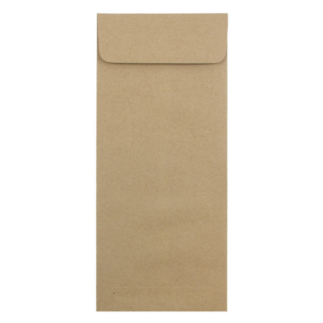 JAM PAPER AND ENVELOPE JAM Paper 36317569  #14 Policy Premium Envelopes, 5in x 11 1/2in, Brown Kraft Paper Bag, Pack Of 25