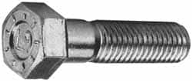 MSC 440901BR Hex Head Cap Screw: 1-8 x 9", Grade L9 Steel, Zinc Yellow Dichromate Finish
