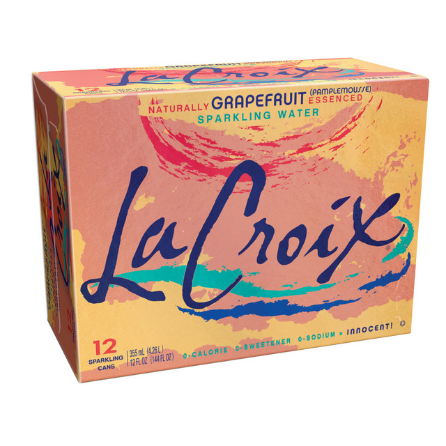 SHASTA BEVERAGES 15021245EA LaCroix Core Sparkling Water with Natural Grapefruit Flavor, 12 Oz, Case of 12 Cans SHASTA BEVERAGES 15021245EA LaCroix Core Sparkling Water with Natural Grapefruit Flavor, 12 Oz, Case of 12 Cans