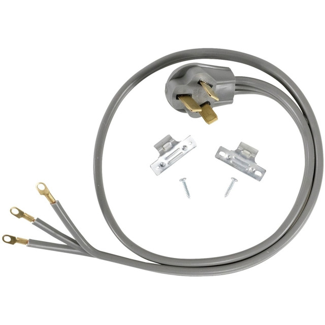 SELA PRODUCTS, LLC 90-1062 Certified Appliance Accessories 3-Wire Eyelet 40-Amp Range Cord - 250 V AC / 40 A - 5 ft Cord Length - 3-Wire / Right-angle Plug SELA PRODUCTS, LLC 90-1062 Certified Appliance Accessories 3-Wire Eyelet 40-Amp Range Cord - 250 V AC / 40 A - 5 ft Cord Length - 3-Wire / Right-angle Plug