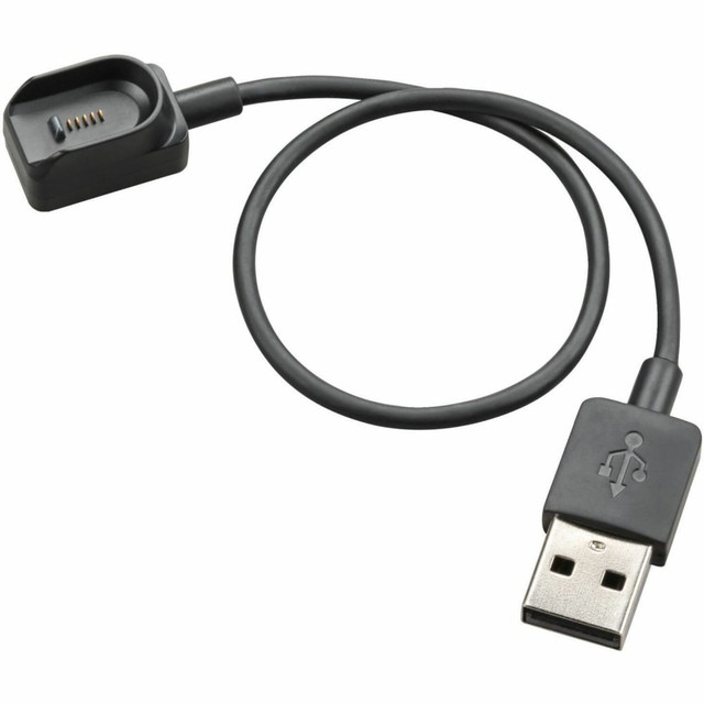 HP INC. Poly 85S00AA  Charging Cable - For Bluetooth Headset - Black - USB Type A