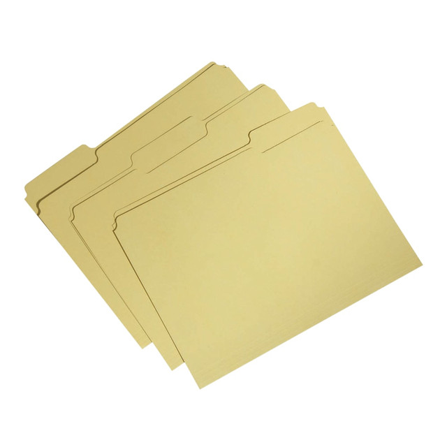 NATIONAL INDUSTRIES FOR THE BLIND 5664137 SKILCRAFT Single-Ply Top File Folders, 100% Recycled, Yellow, Box Of 100 (AbilityOne 7530-01-566-4137) NATIONAL INDUSTRIES FOR THE BLIND 5664137 SKILCRAFT Single-Ply Top File Folders, 100% Recycled, Yellow, Box Of 100 (AbilityOne 7530-01-566-4137)