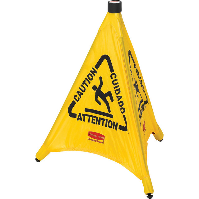 Rubbermaid Commercial Products Rubbermaid Commercial 9S0000YWCT Rubbermaid Commercial Multi-Lingual Caution Safety Cone Rubbermaid Commercial Products Rubbermaid Commercial 9S0000YWCT Rubbermaid Commercial Multi-Lingual Caution Safety Cone